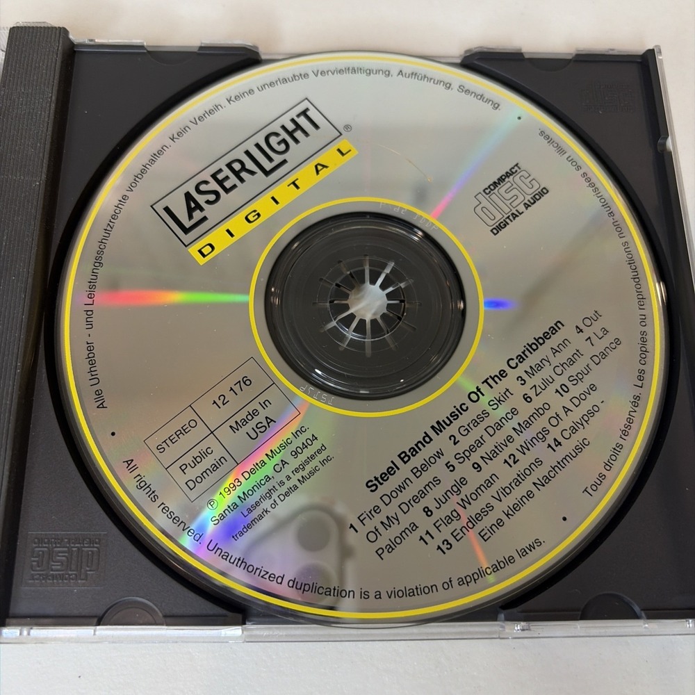 Steel‎ Band Music Of The Carribean CD, 1993 - Picture 3 of 4